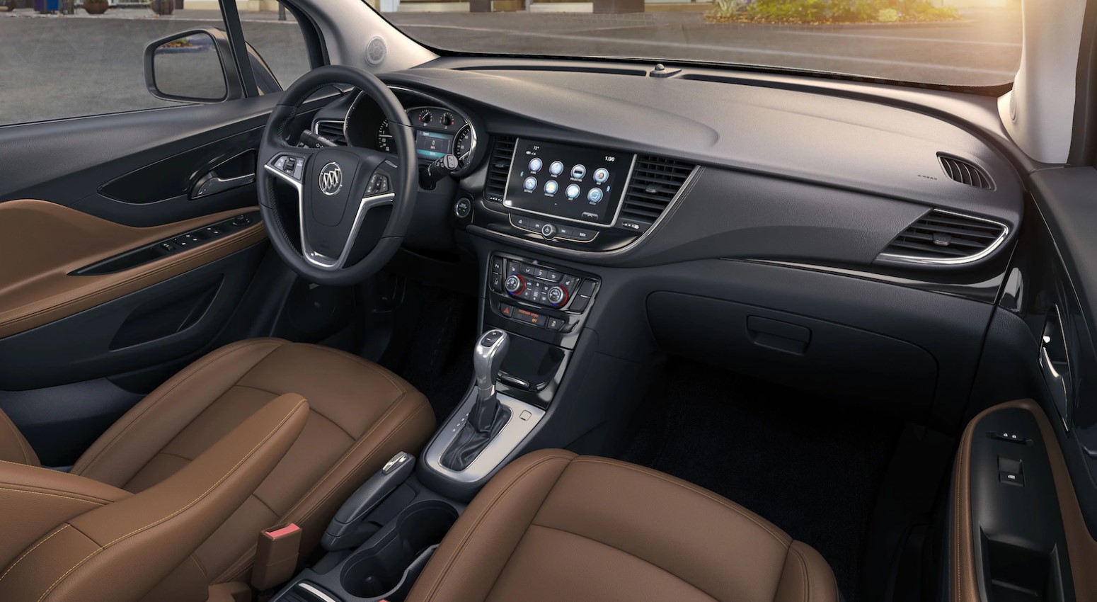 2019 Buick Encore Front Interior Seating and Dashboard Picture